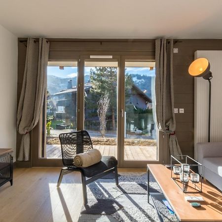 2 Pieces Vue Domaine Skiable Proche Arret Navette - Chalet Perrette Apartamento Saint-Gervais-les-Bains Exterior foto