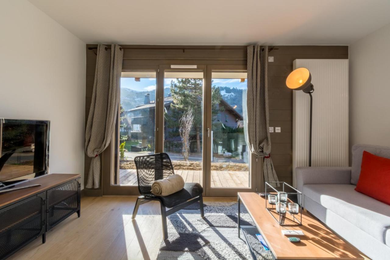 2 Pieces Vue Domaine Skiable Proche Arret Navette - Chalet Perrette Apartamento Saint-Gervais-les-Bains Exterior foto