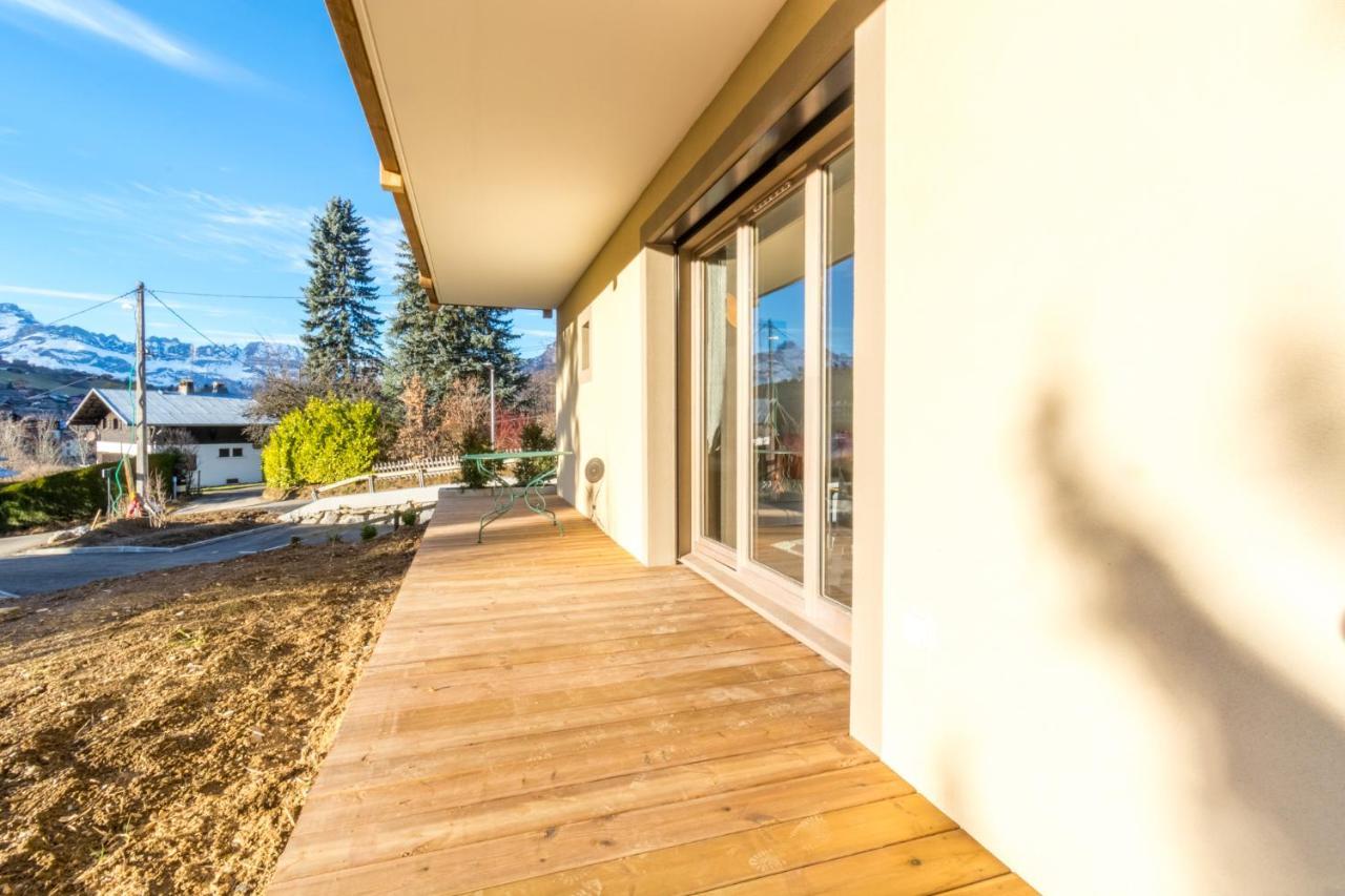 2 Pieces Vue Domaine Skiable Proche Arret Navette - Chalet Perrette Apartamento Saint-Gervais-les-Bains Exterior foto